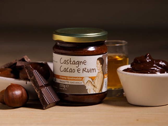 CREMA DI CASTAGNE CACAO E RHUM